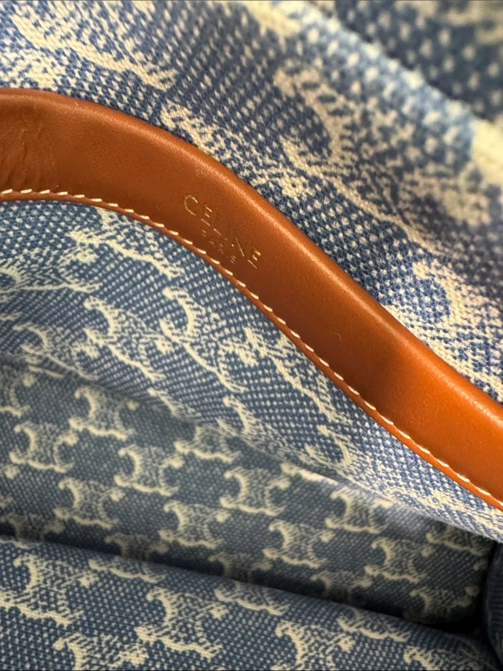 Celine denim Cabas Thais Tote